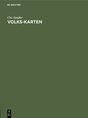 cover image of Volks-Karten